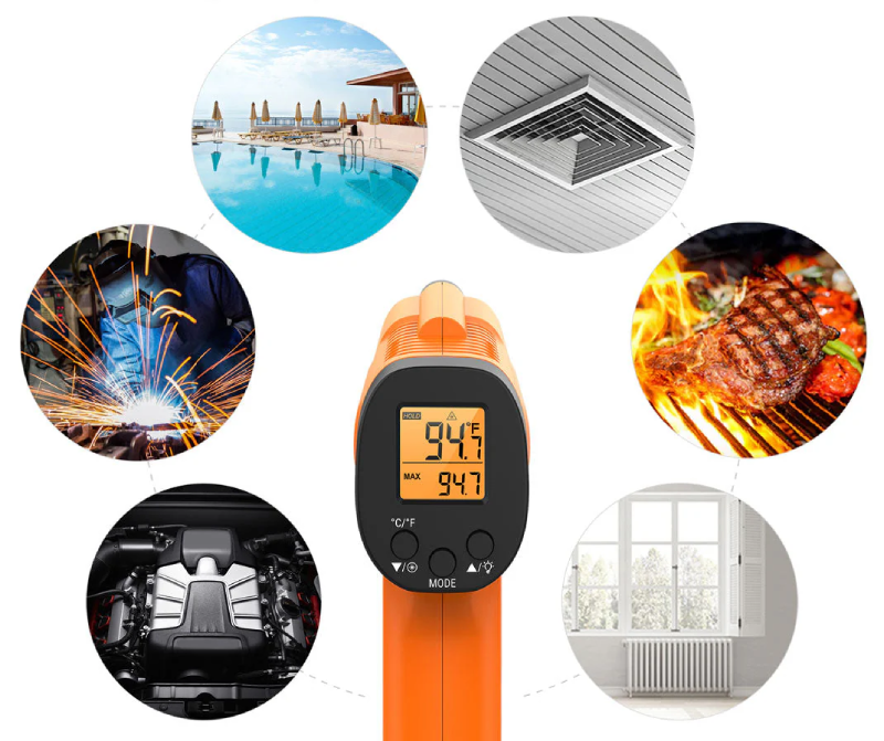 کاربردهای ترمومتر لیزری